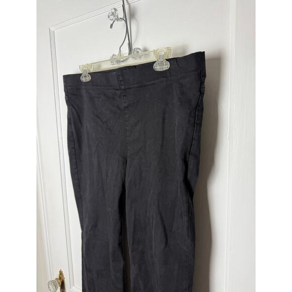 NYDJ Pull On Straight Leg High Rise Pants Sculpt-HER Lift x Tuck Black Size XL - Picture 10 of 11